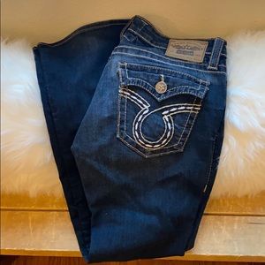 Big star boot cut jeans